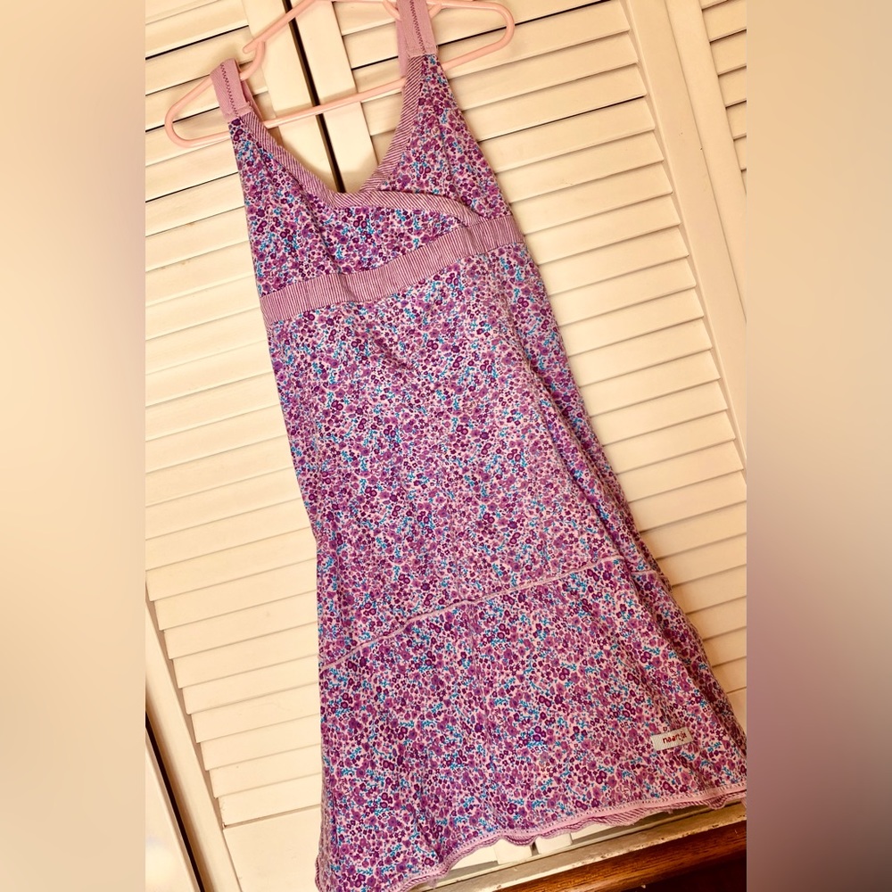 Naartjie Floral Twirly Spring Summer Tank Dress size 6